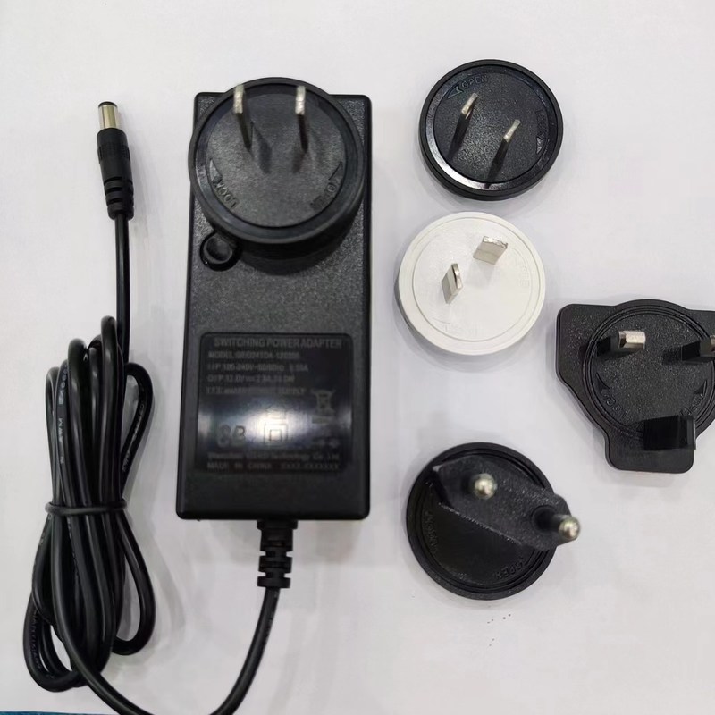 6A 12V Laptop Power Adapter Versatile Interchangeable Multi Voltage Adapter