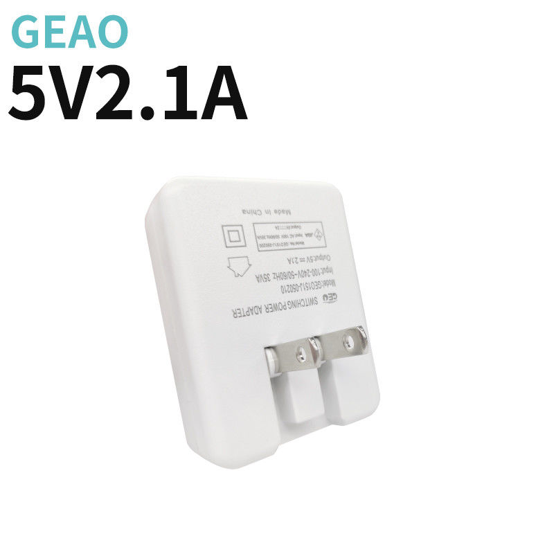 آداپتور برق 5 ولت 2.1 آمپر USB شارژر دیواری 10 وات USB آداپتور شارژر برق AC