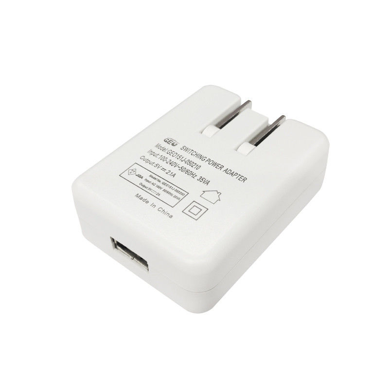 آداپتور برق 5 ولت 2.1 آمپر USB شارژر دیواری 10 وات USB آداپتور شارژر برق AC