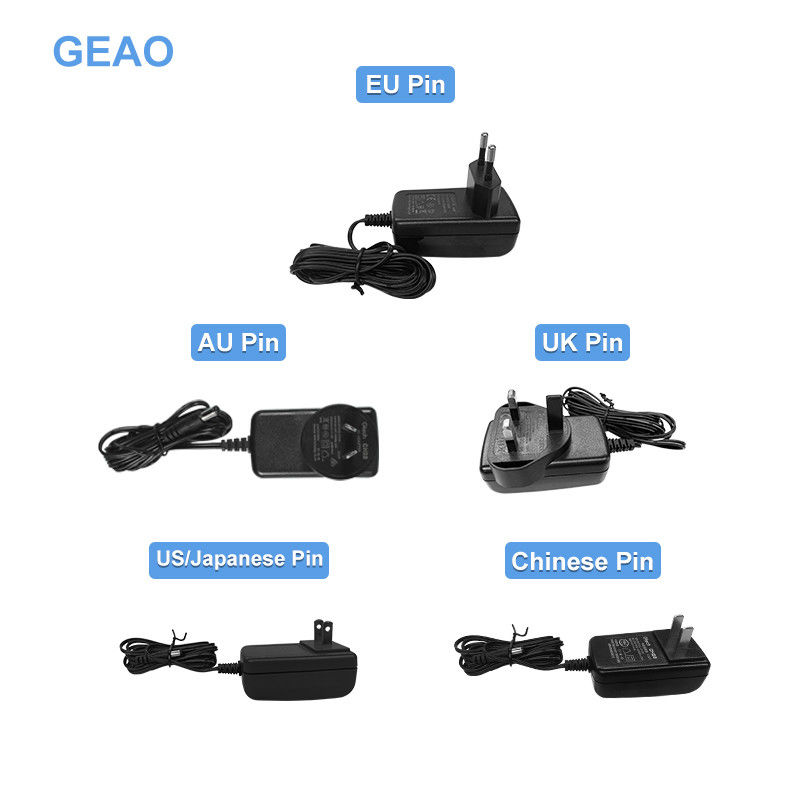 18W 9V 1.3A Wall Mount Power Supply Adaptor 10%-90%RH Humidity