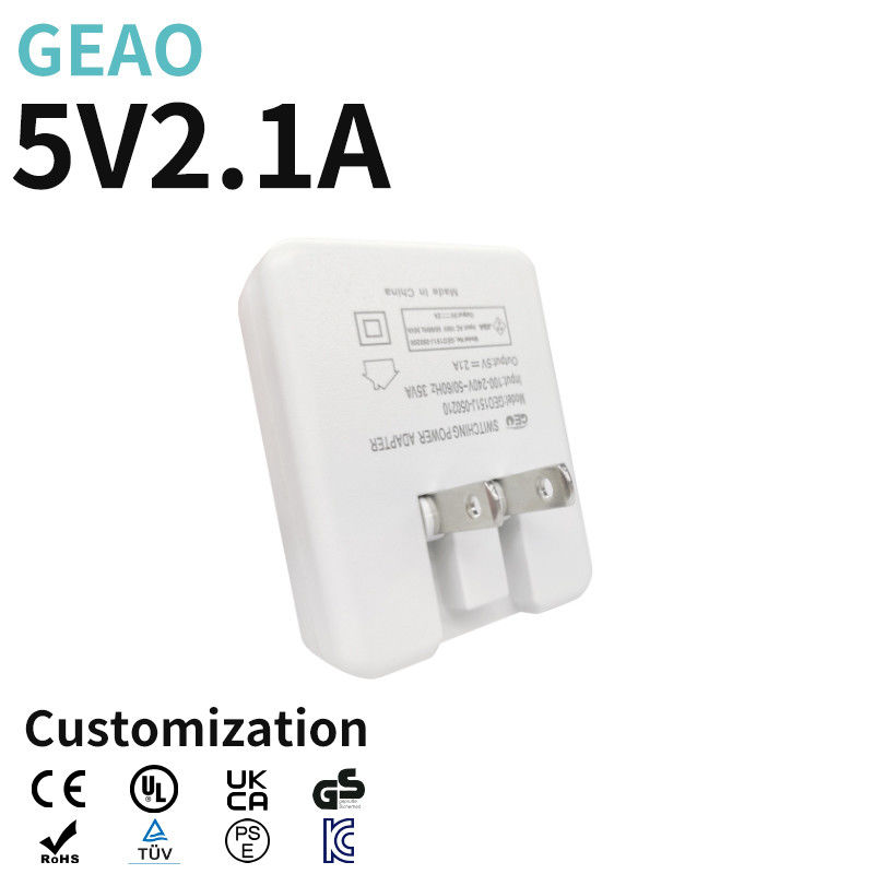 آداپتور برق 5 ولت 2.1 آمپر USB شارژر دیواری 10 وات USB آداپتور شارژر برق AC