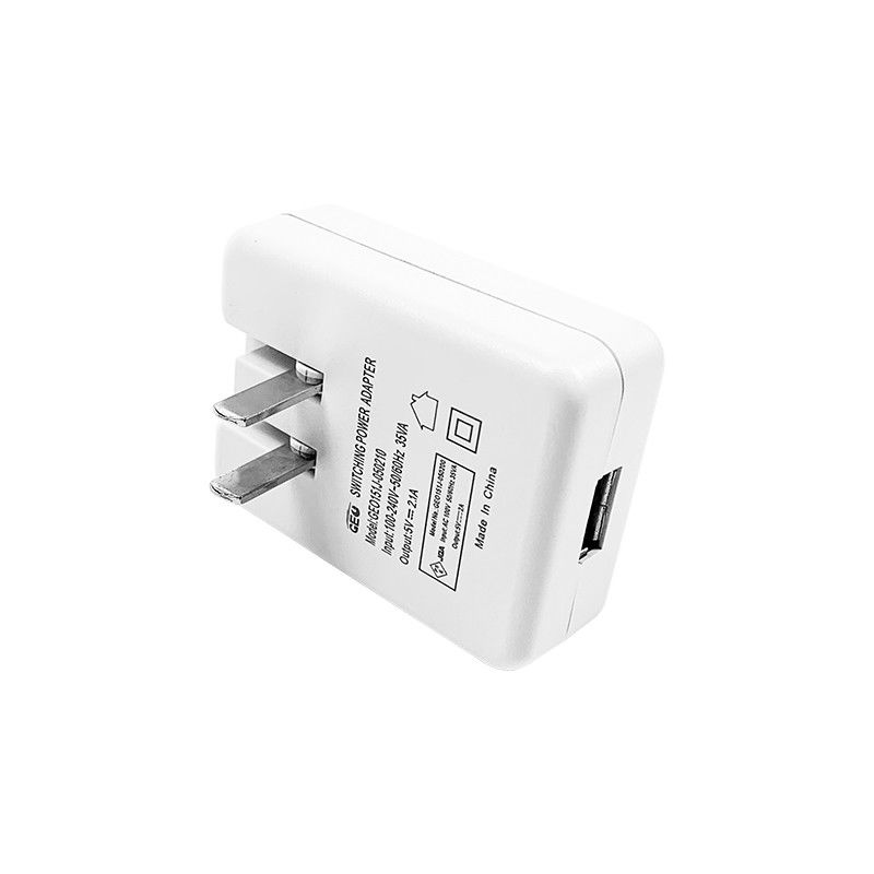 آداپتور برق 5 ولت 2.1 آمپر USB شارژر دیواری 10 وات USB آداپتور شارژر برق AC