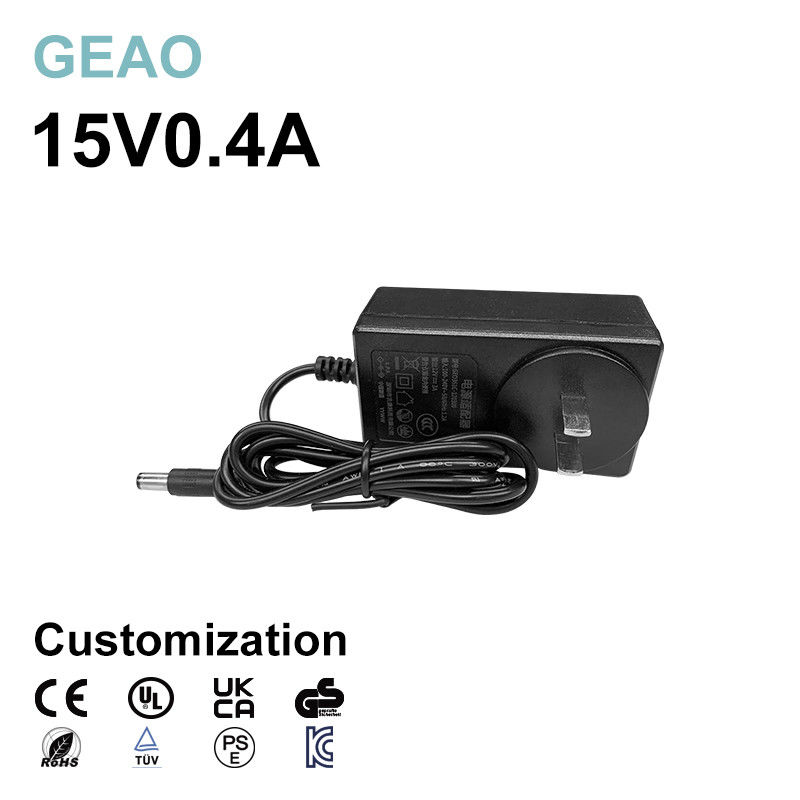 15V 0.4A Wall Mount Power Adapters cho nhà máy Router TV Xe hơi Cigarette Lighter Cây Giáng sinh