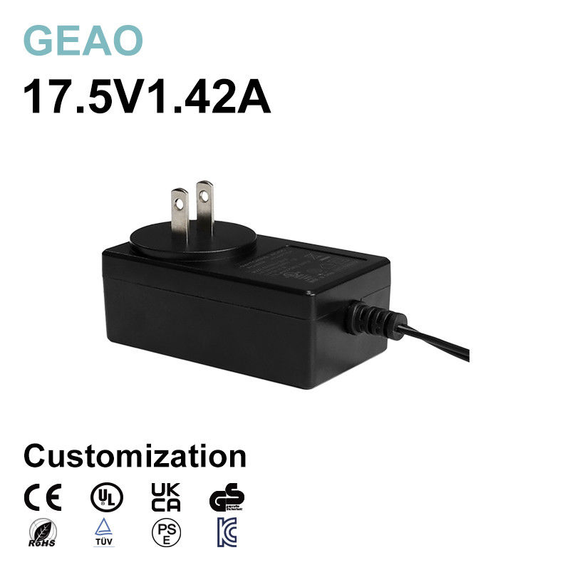 17.5V 1.42A Adaptadores de alimentación montados en la pared para monitoreo de depiladores en todo el mundo Cricut Iptv Box Led Strip