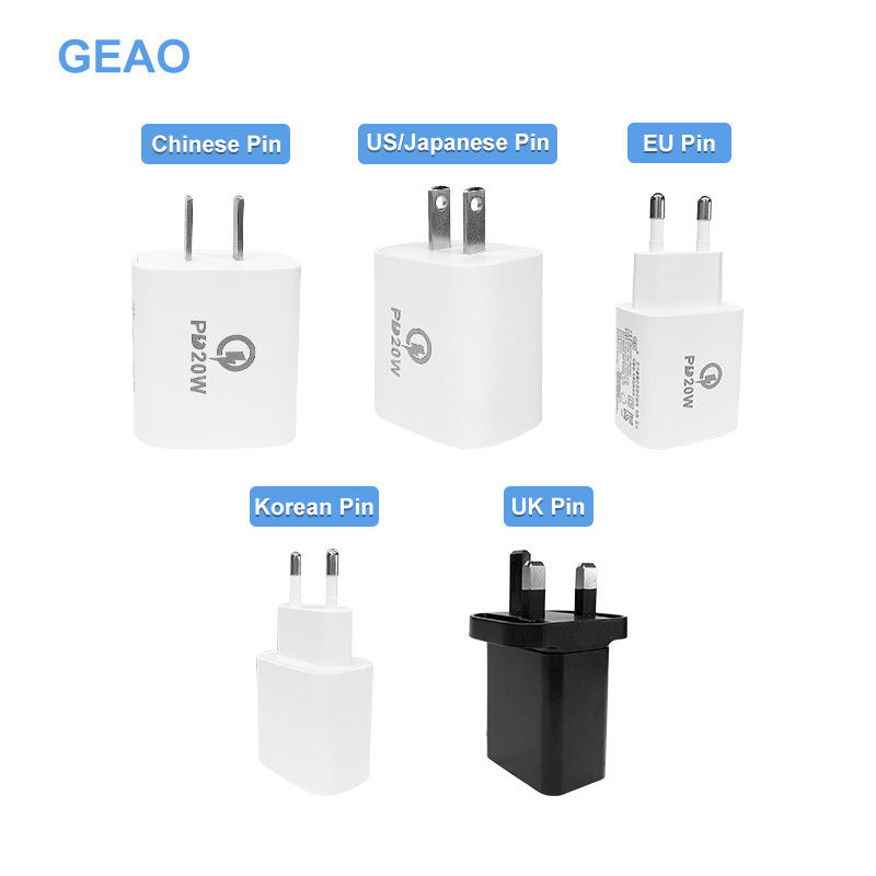 Bộ sạc nhanh OEM 5V 3A 20W Iphone GaN Bộ sạc siêu cao áp