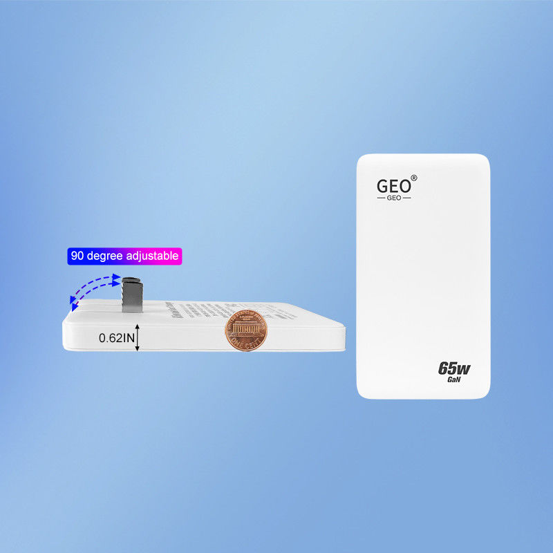 شارژر سریع 20 ولت 65 واتی 3.25 آمپر GaN آداپتور مسافرتی شارژ سریع USB A / USB C